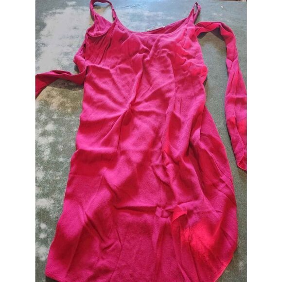 ba&sh taima framboise pink dress sz 3 - Picture 3 of 6